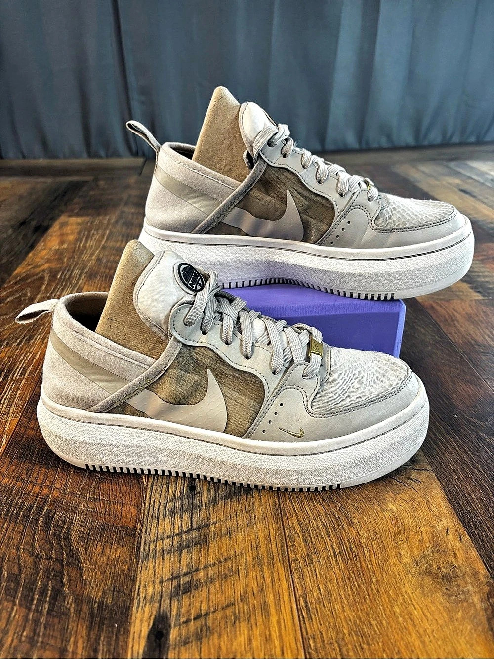 Nike Court Vision “Alta TXT” Women’s Sneakers Cream US 8.5 CW 6563-200